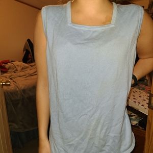 Blue Sweater Tank